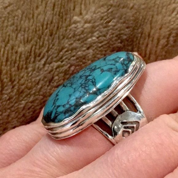 SILPADA Turquoise Sterling Silver 925 Ring - Picture 8 of 9